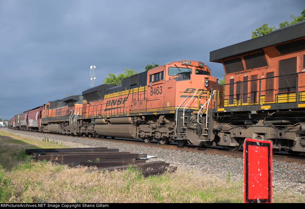 BNSF 8463 Roster shot